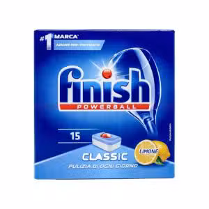 Tablete mașina de spălat vase Finish Powerball Classic Lămâie 15 bucăți