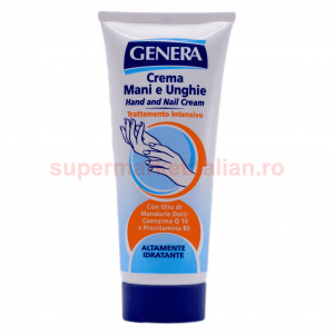 Cremă de mâini ultra hidratantă Genera cu Ulei de Migdale Dulci Q10 și Provitamina B5 100 ml
