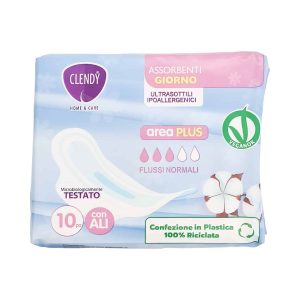 Absorbante Clendy Area Plus zi 10 bucăți