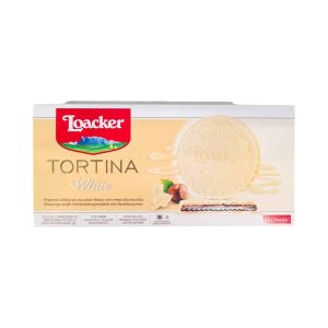 Napolitane Loacker cu ciocolată albă 63 g
