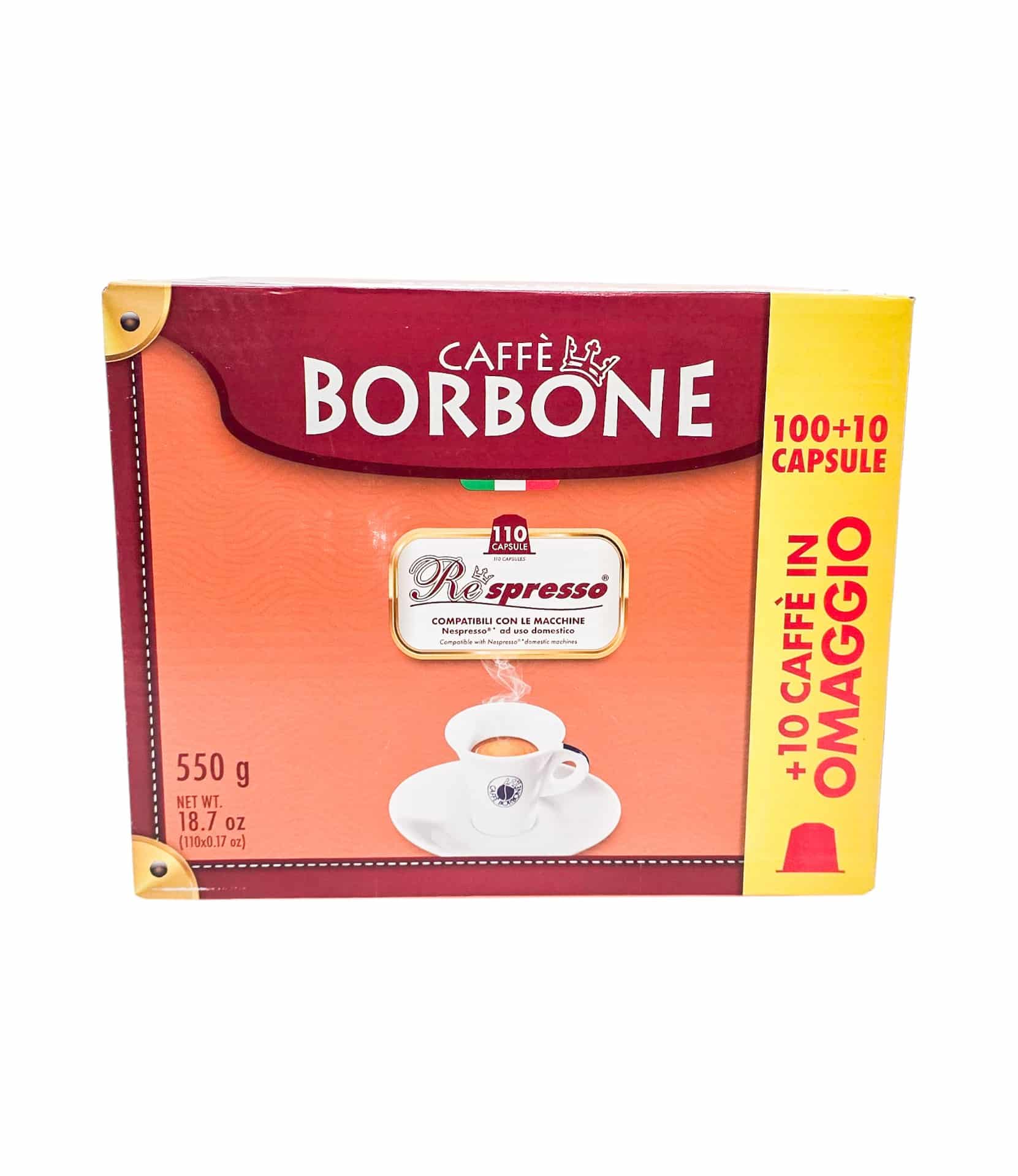 Cafea capsule Caffe Borbone Respresso Nera 110 bucăți