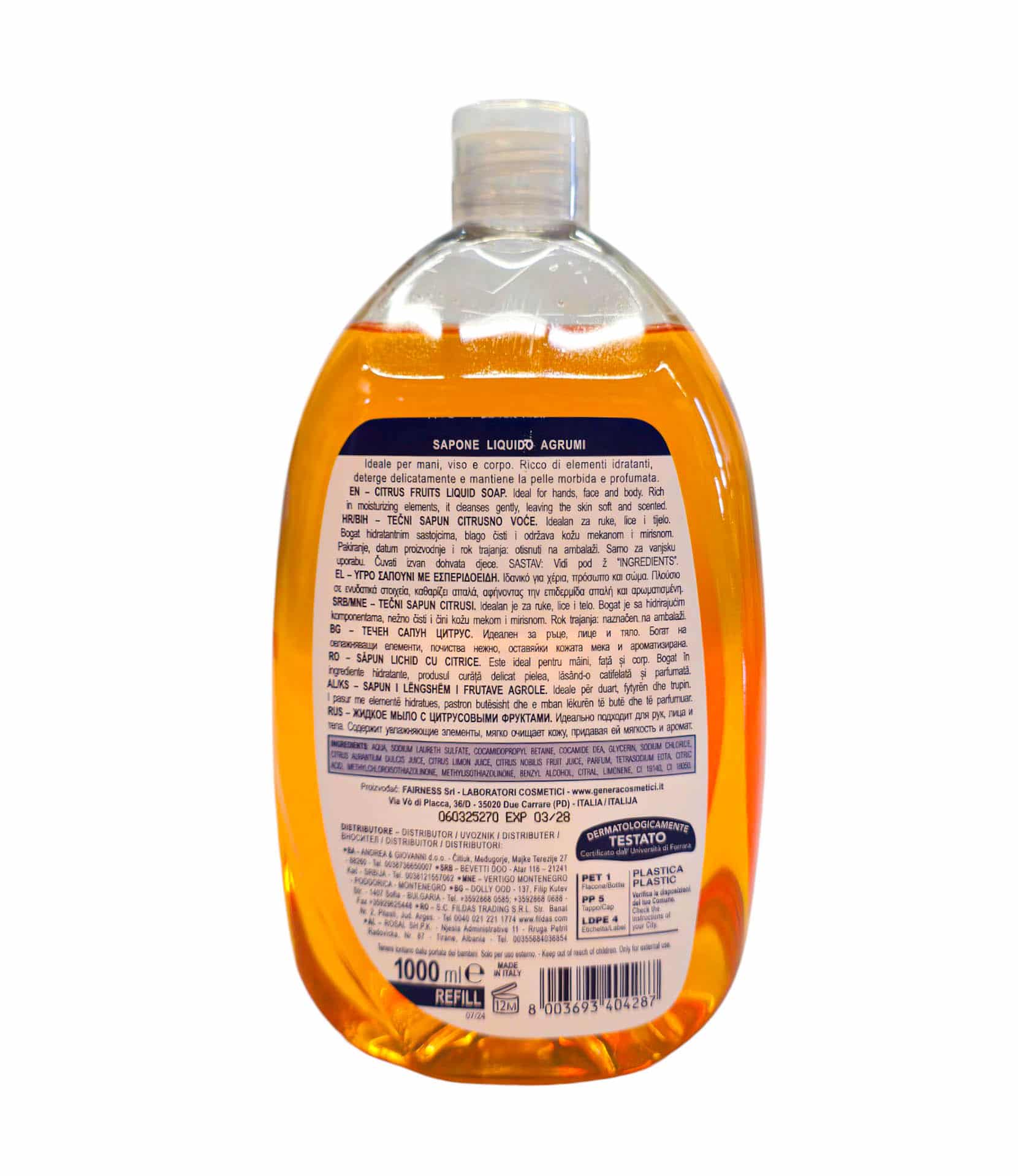 Săpun lichid Genera Agrumi 1000 ml - imagine 2