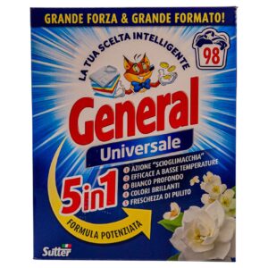 Detergent pulbere General Universal 98 spălări
