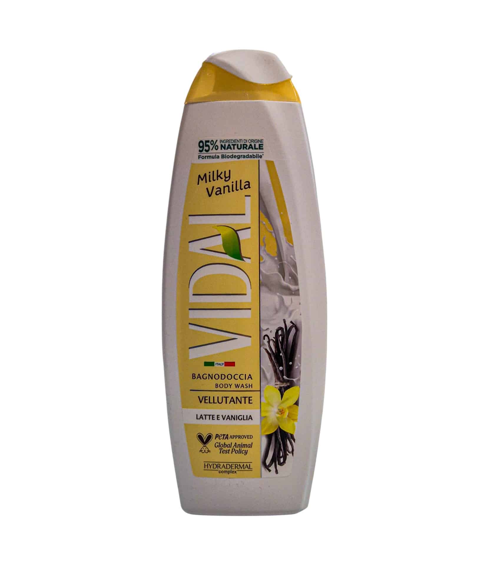 Gel de duș Vidal cu vanilie si lapte 500ml