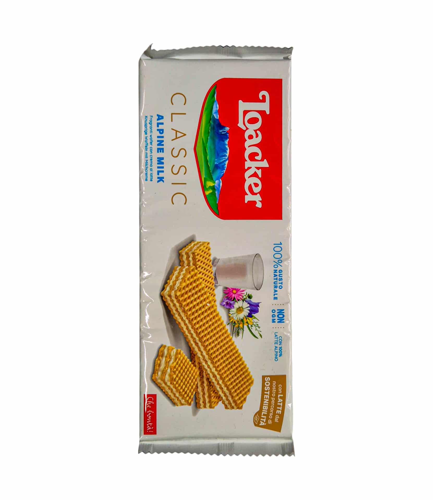 Napolitane cu lapte Loacker Classic 175g