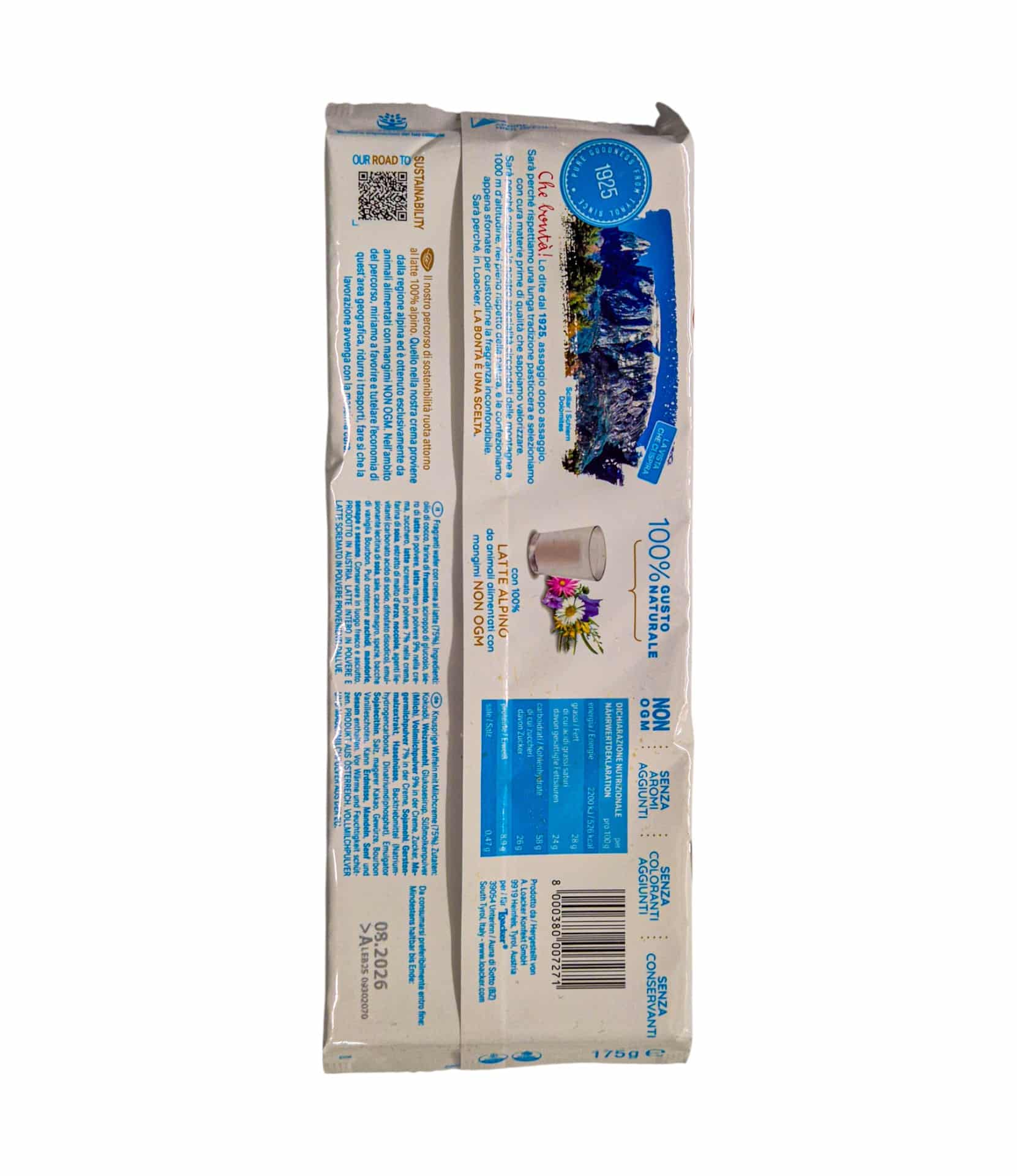 Napolitane cu lapte Loacker Classic 175g - imagine 2