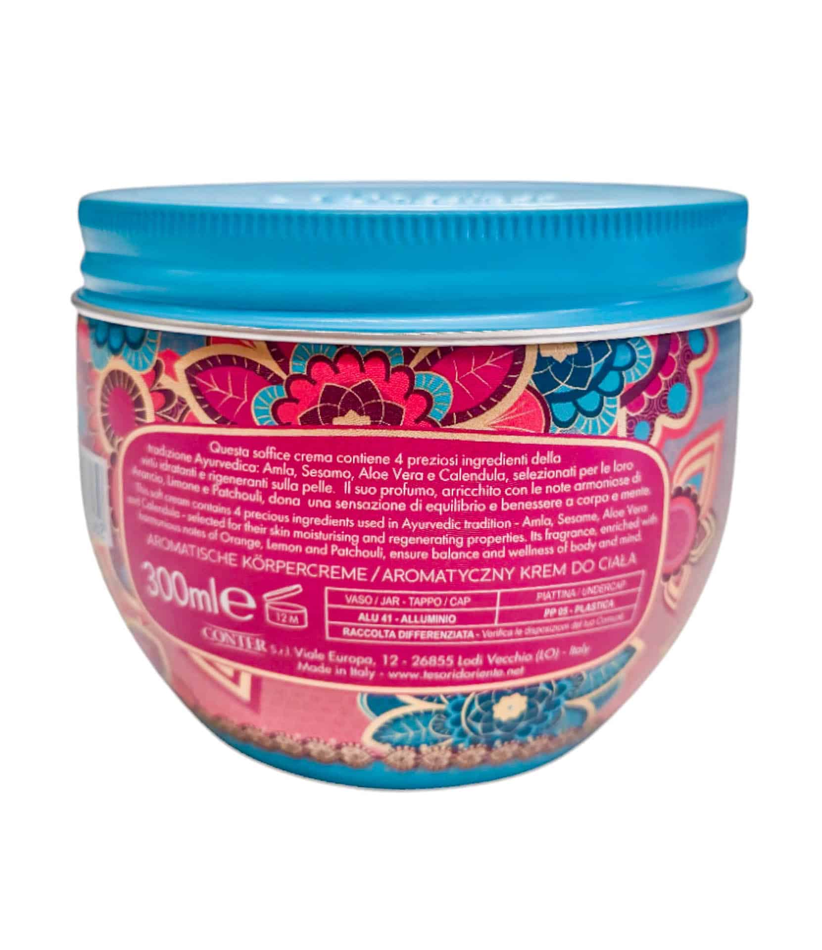 Cremă corp Amla e Patchouli Tesori d’Oriente 300 ml - imagine 2