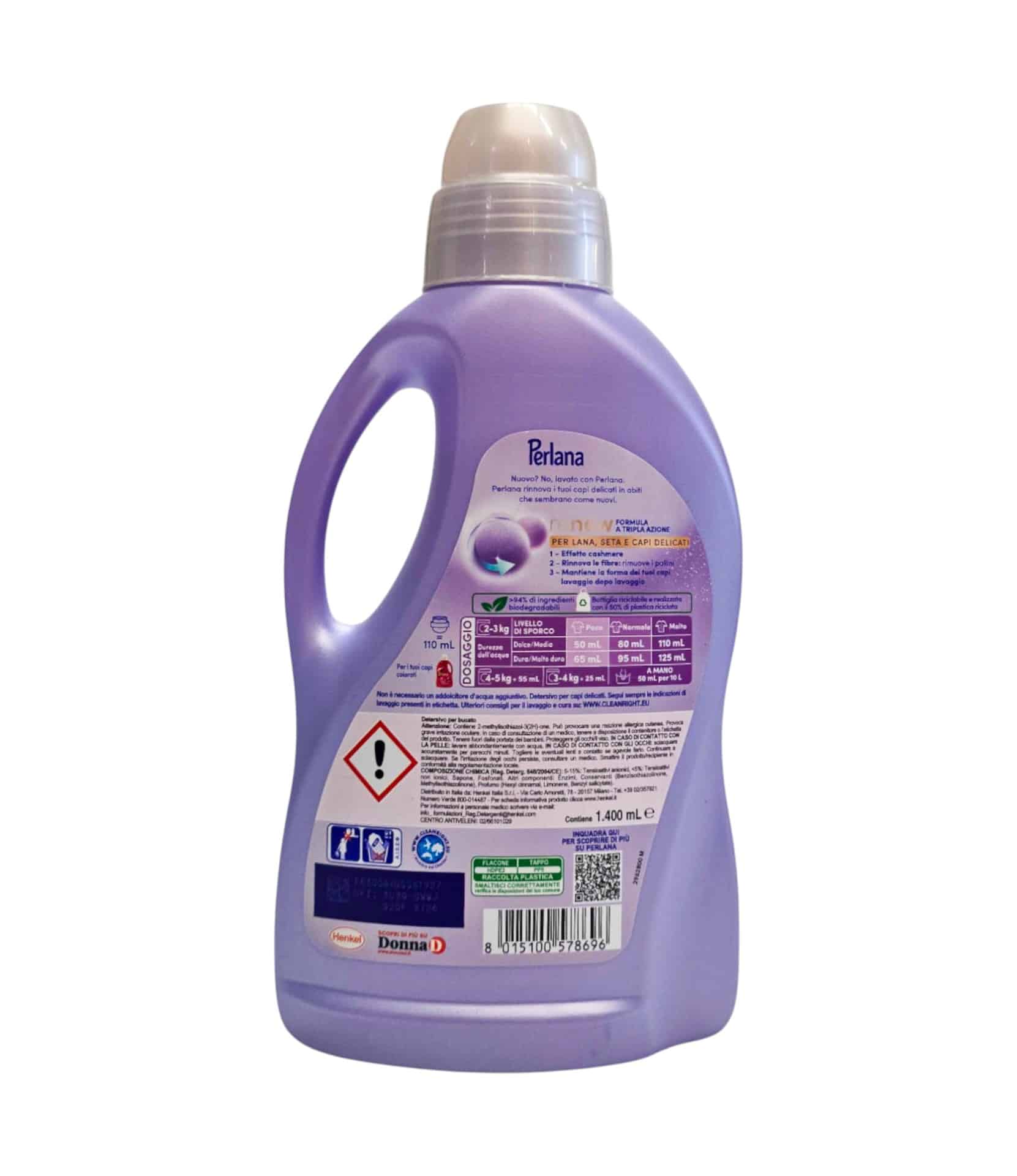 Detergent lichid Perlana Renew Lavanda 1,4 L - imagine 2