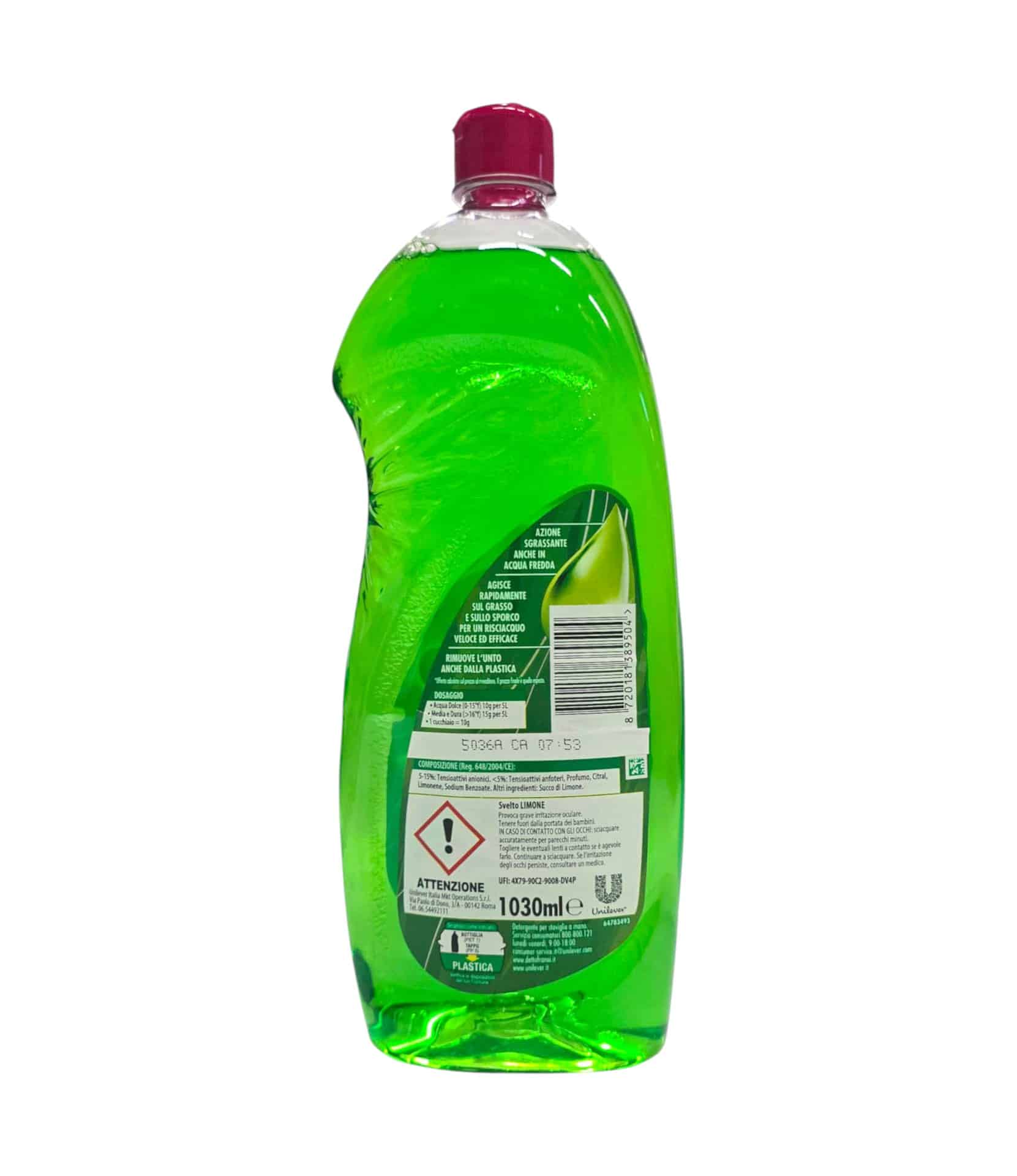 Detergent vase Svelto Clean Active Limone 1030 ml - imagine 2