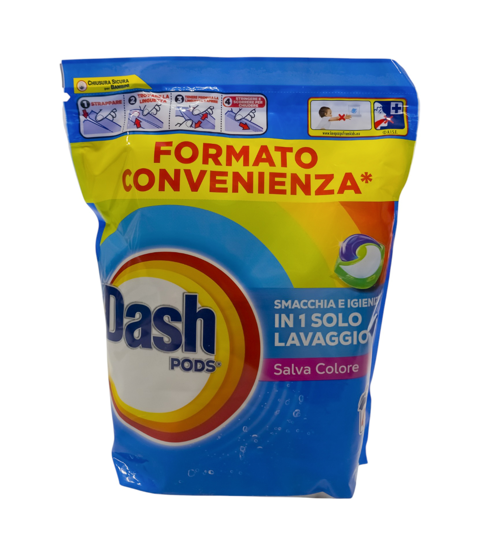 Detergent capsule Salva Colore Dash Pods 44 buc