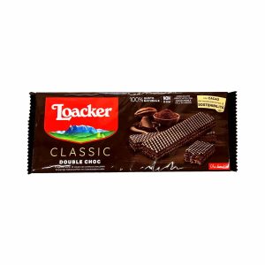 Napolitane Loacker cu ciocolată dublă 45 g - față