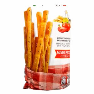 Grissini Gusto d'Italia cu ulei de măsline și pizza 125 g - față