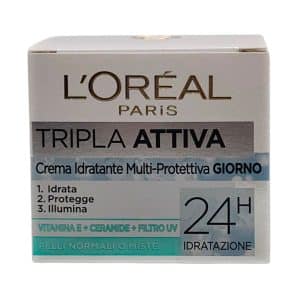Cremă de față L'Oréal Paris Tripla Attiva Giorno pentru ten normal sau mixt 50 ml
