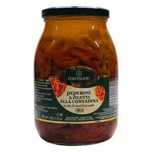 Ardei în ulei Italcarciofi fâșii alla contadina 900 g