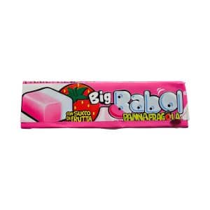 Gumă de mestecat Big Babol Panna Fragola cu suc de fructe 37 g