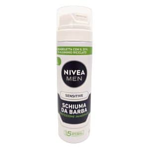Spumă de ras Nivea Men Sensitive Protecție imediată 200 ml