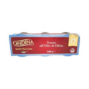 Ton Ondina Pinna Gialla în ulei de măsline 3x60 g